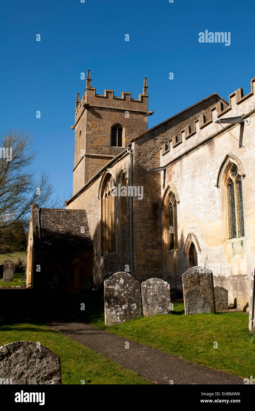 St. Barbara`s Church, Ashton under Hill, Worcestershire, England, UK